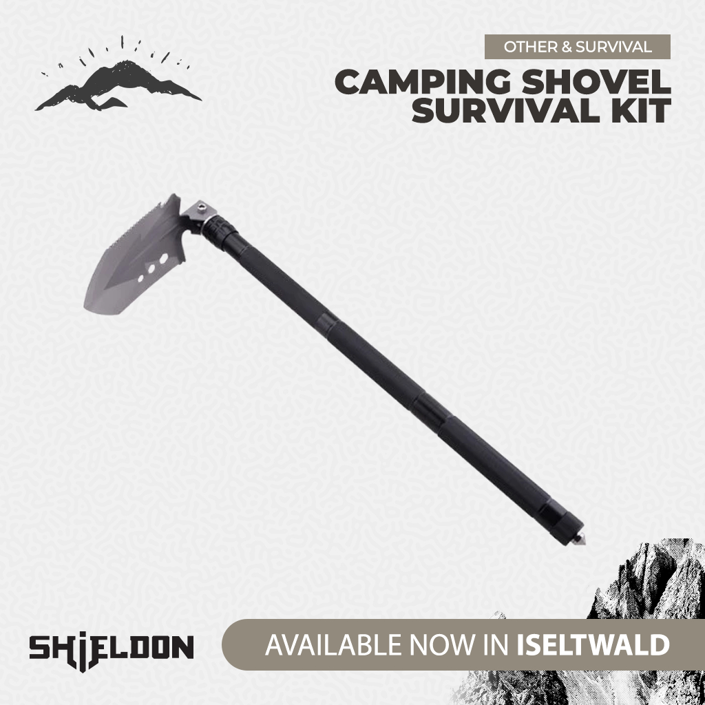 Shieldon Sekop Serbaguna Camping Shovel Survival Kit HH-7023