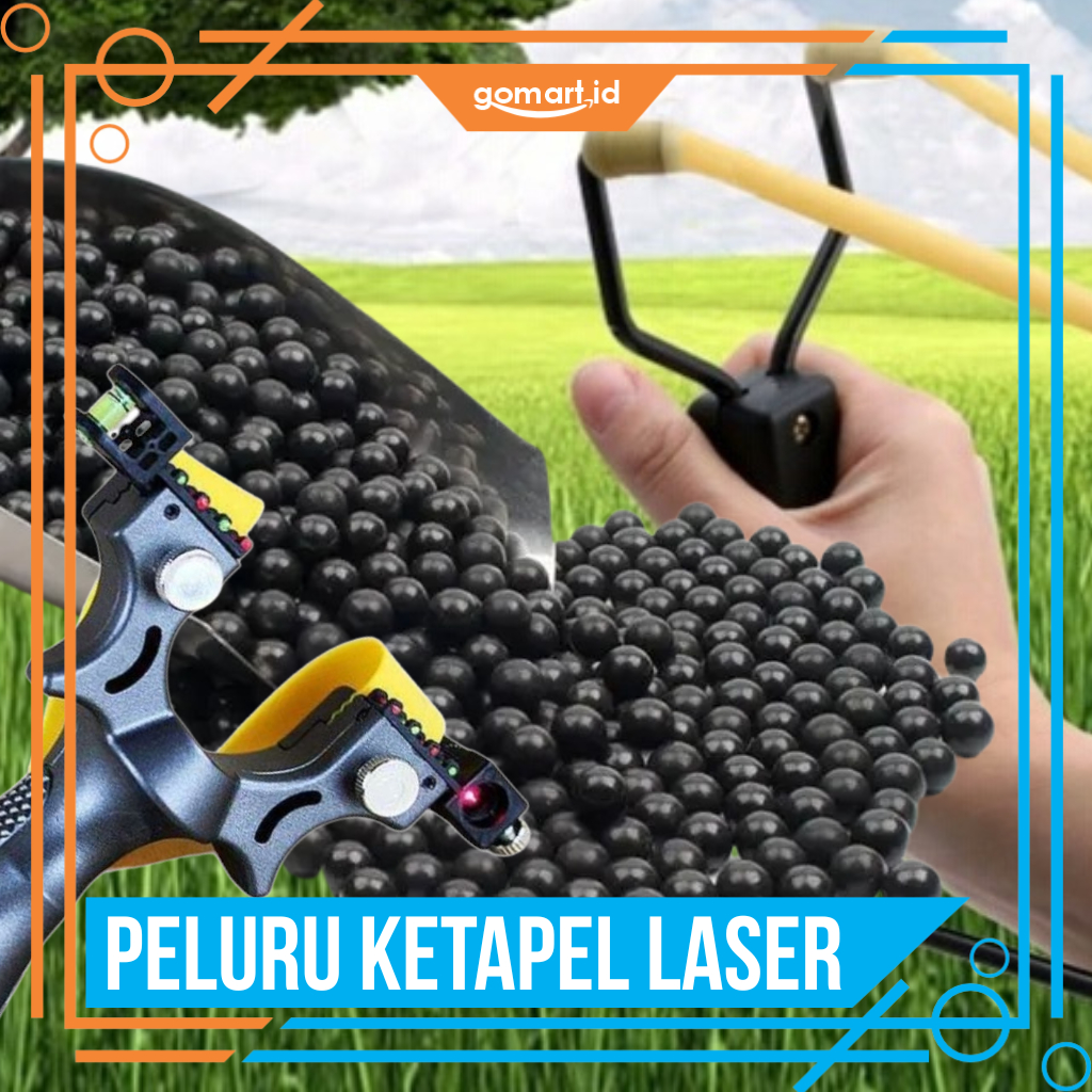 Peluru Ketapel Slingshot Ammo Hard Mud 100pcs 8mm - Peluru Ketapel Tanah Liat 100 Butir 8mm