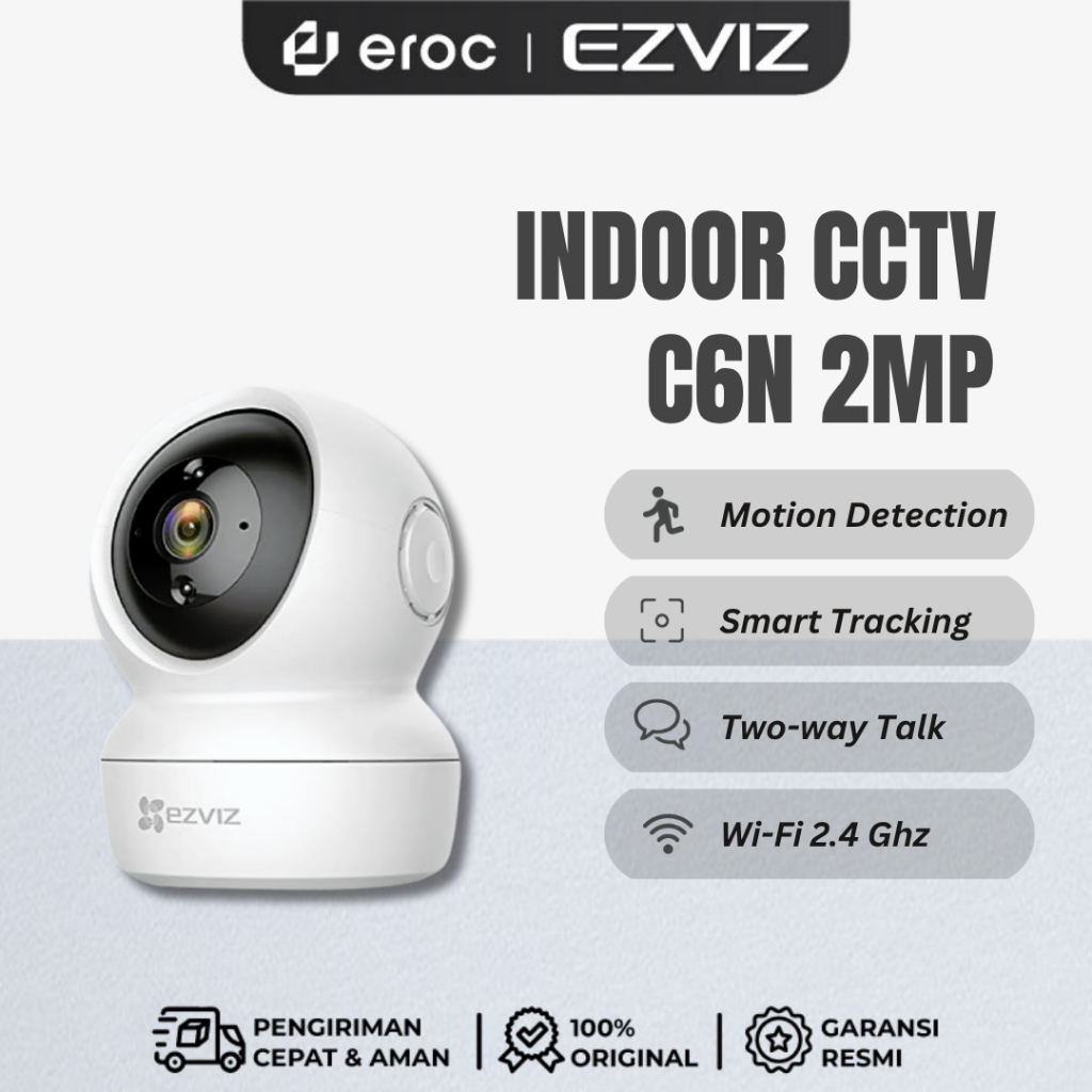 EZVIZ CCTV Indoor Wifi Camera C6N 2MP/C6N 3MP/C6N G1 3K/ C6N G1 4K