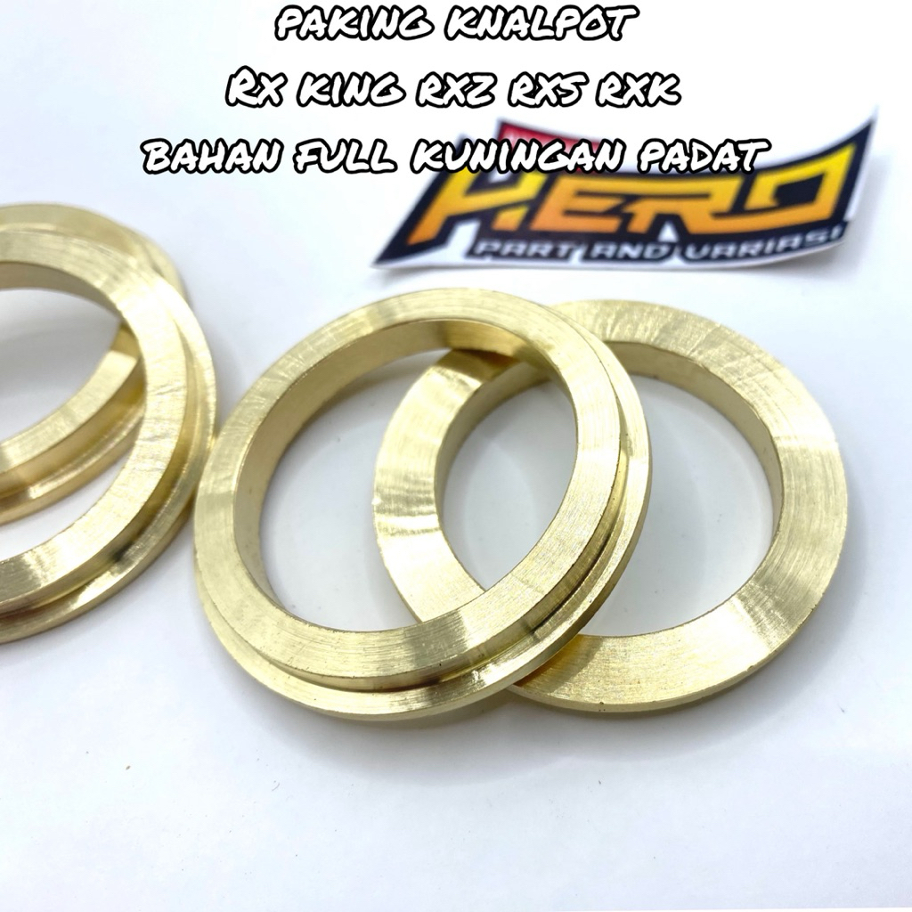Paking Perpak Knalpot Rx King Rxz Rx Special Yt115 Bahan Kuningan Padat Paking Knalpot Rx King Rxz R