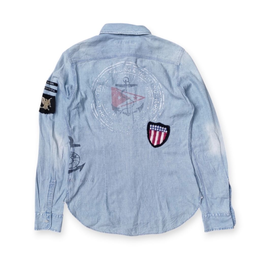 Ralph Lauren Light Denim Selvedge Long Sleeve Shirt
