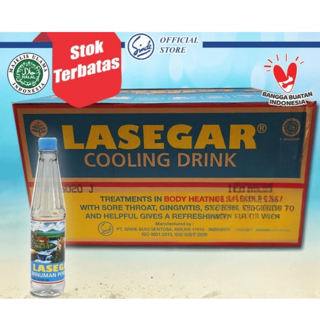 LASEGAR CARTON 200ML (48 botol) / Lasegar Botol 200ml/ Lasegar Minuman Panas Dalam Sariawan