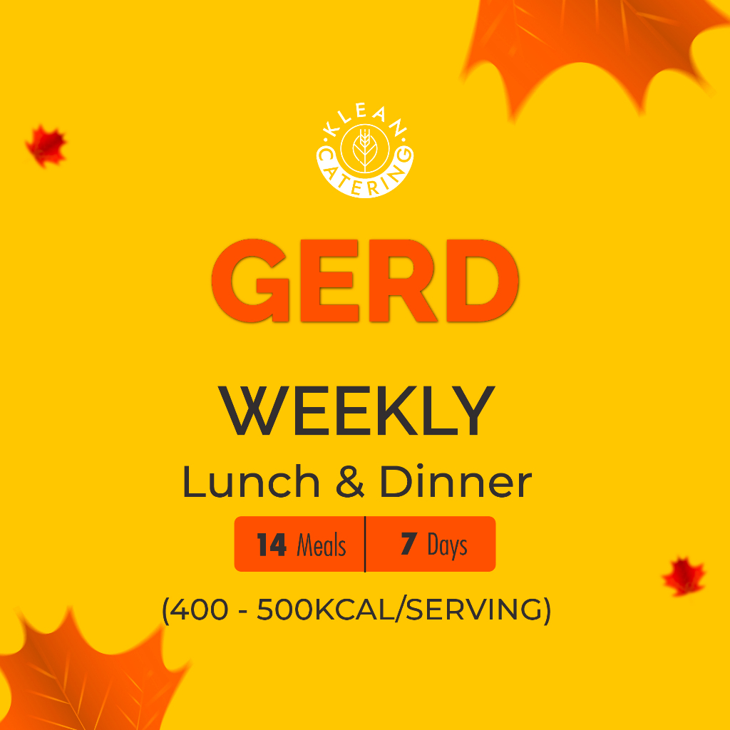 Klean Gerd Diet Catering Sehat - Weekly (14 Meals/7 Days)