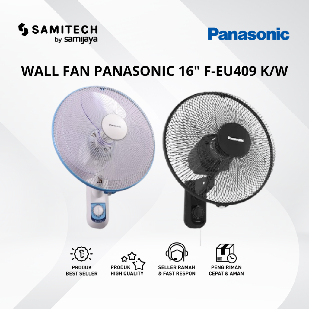 KIPAS ANGIN DINDING - WALL FAN PANASONIC F-EU409 / F EU409 BERGARANSI RESMI