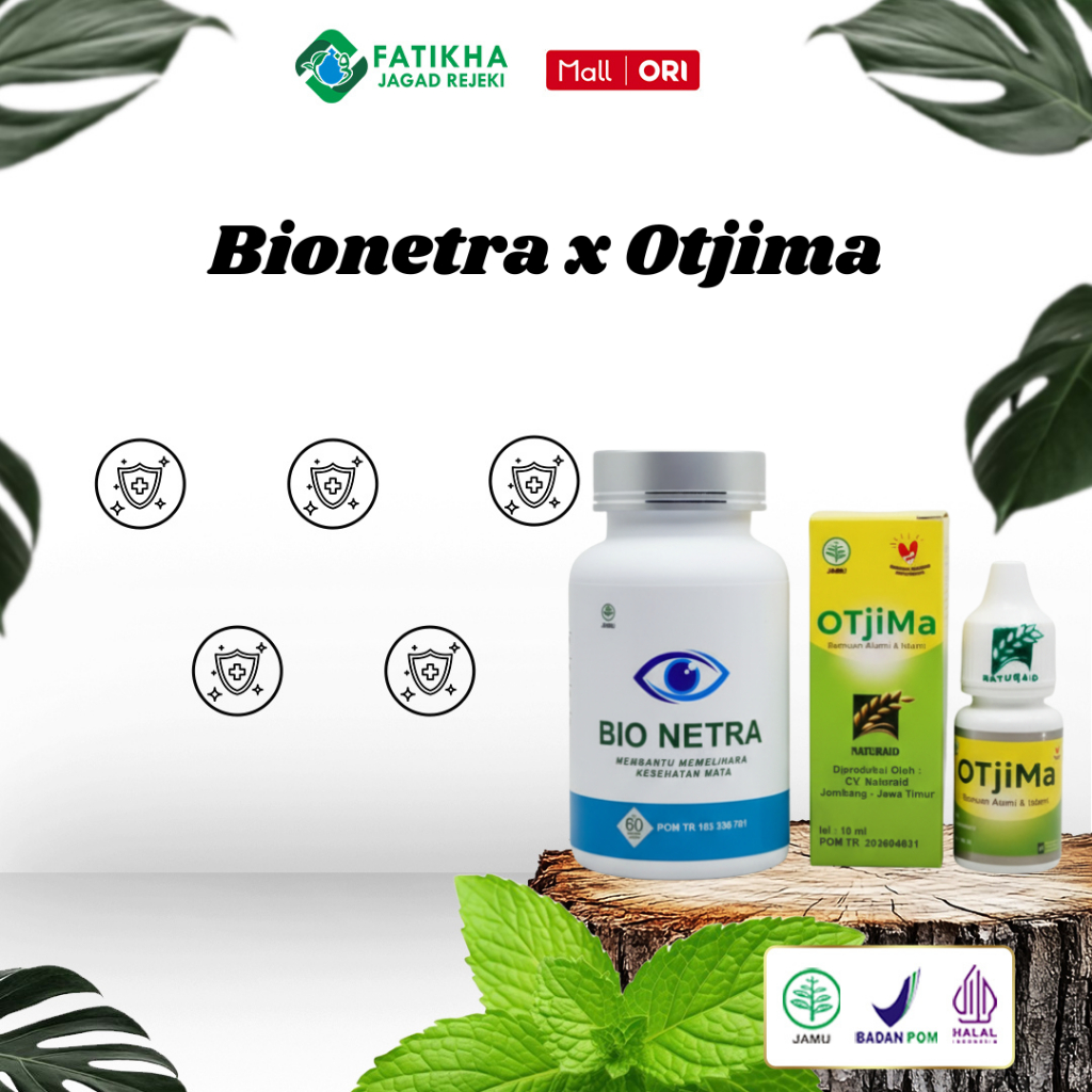 Bionetra + Otjima Original Obat Mata Minus Silinder Herbal