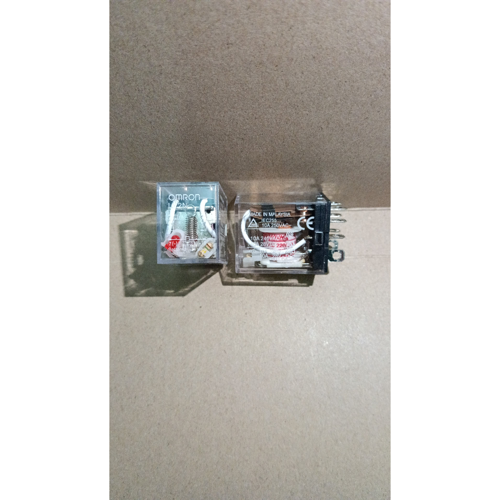 6575 relay rilay relai rilai omron ly2n ly 2 n ly2 2n 220v 220volt 220 volt ac 220vac