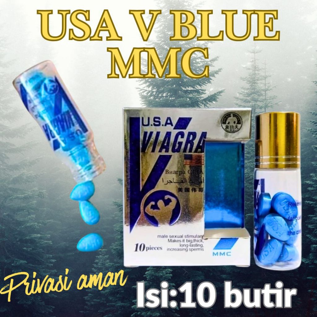 VIAgra MMC BLUE USA-Obat kuat pria,meningkatkan stamina,vitalitas pria anemia 100%ampuh original