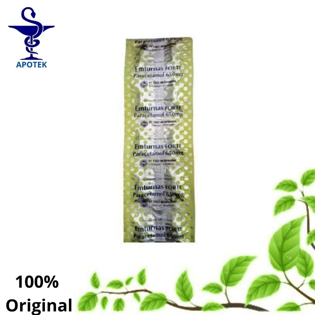 emturnas forte 650mg strip 10 tablet | paracetamol