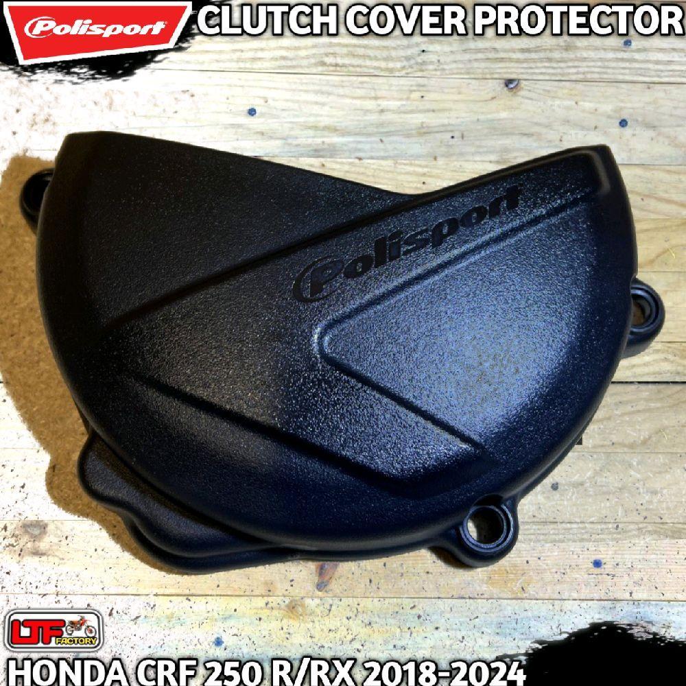 HONDA CR - CRF 250 R RX 2018 2019 2020 2021 2022 2023 2024 - POLISPORT CLUTCH COVER PROTECTOR KIT - 