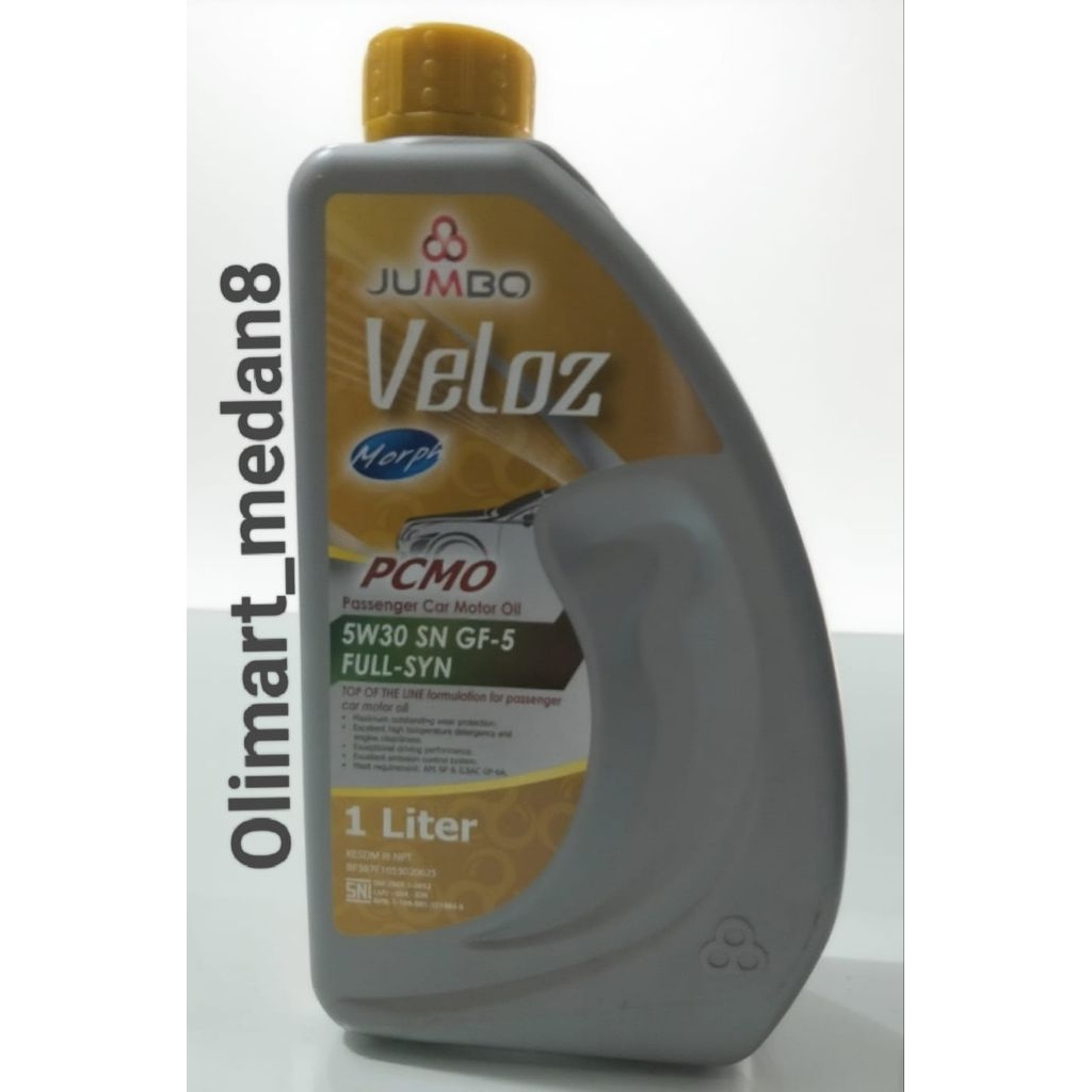 OLI mobil SAE 5W-30 merk Jumbo Veloz