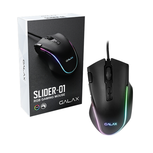 Galax Slider-01 Wired Gaming Mouse RGB 7200DPI