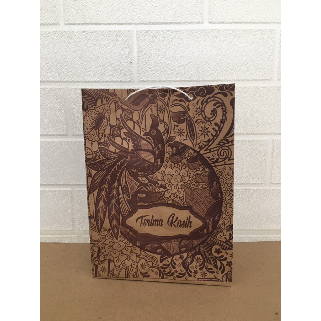 TAS PAPERBAG MOTIF / TAS SOUVENIR / TAS HAJATAN / TAS KERTAS MOTIF BATIK