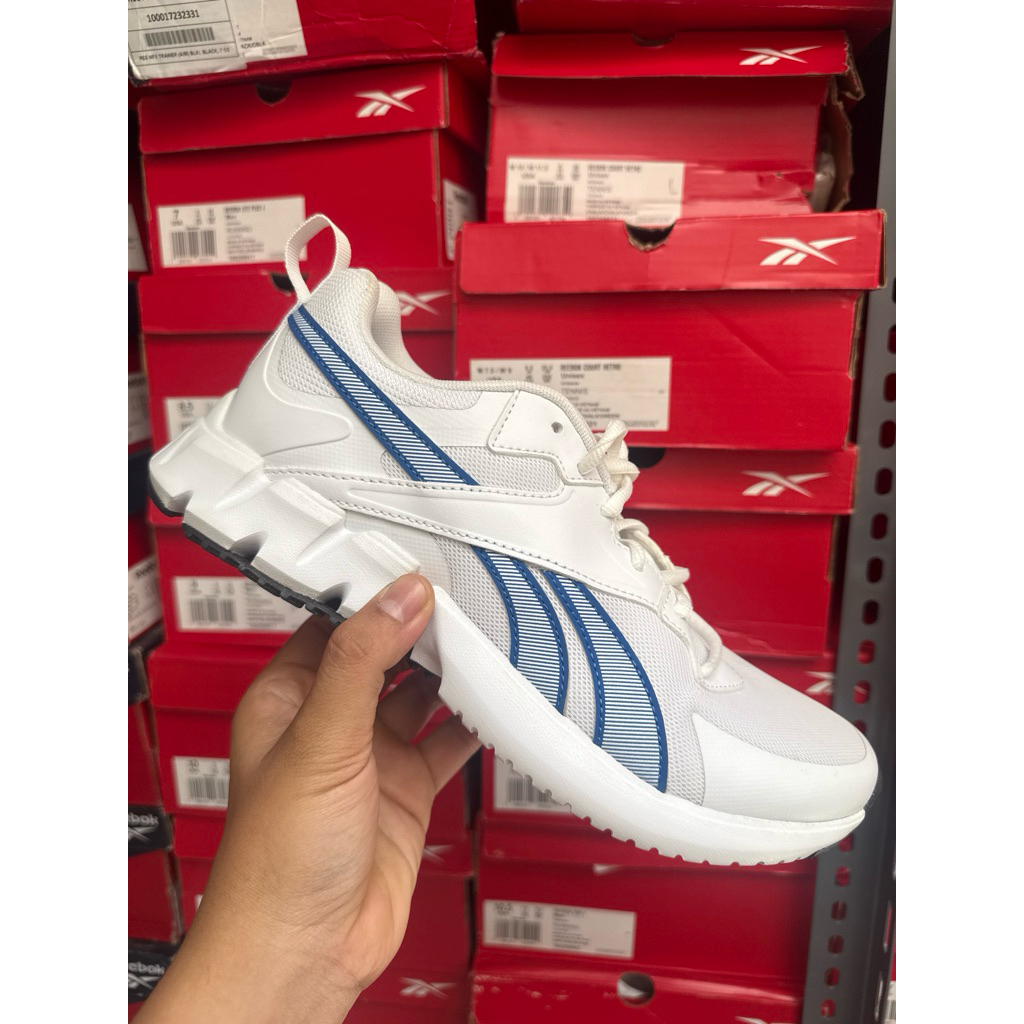 NEW ARRIVAL Reebok Ztaur II White Blue 100033404 Mens Running