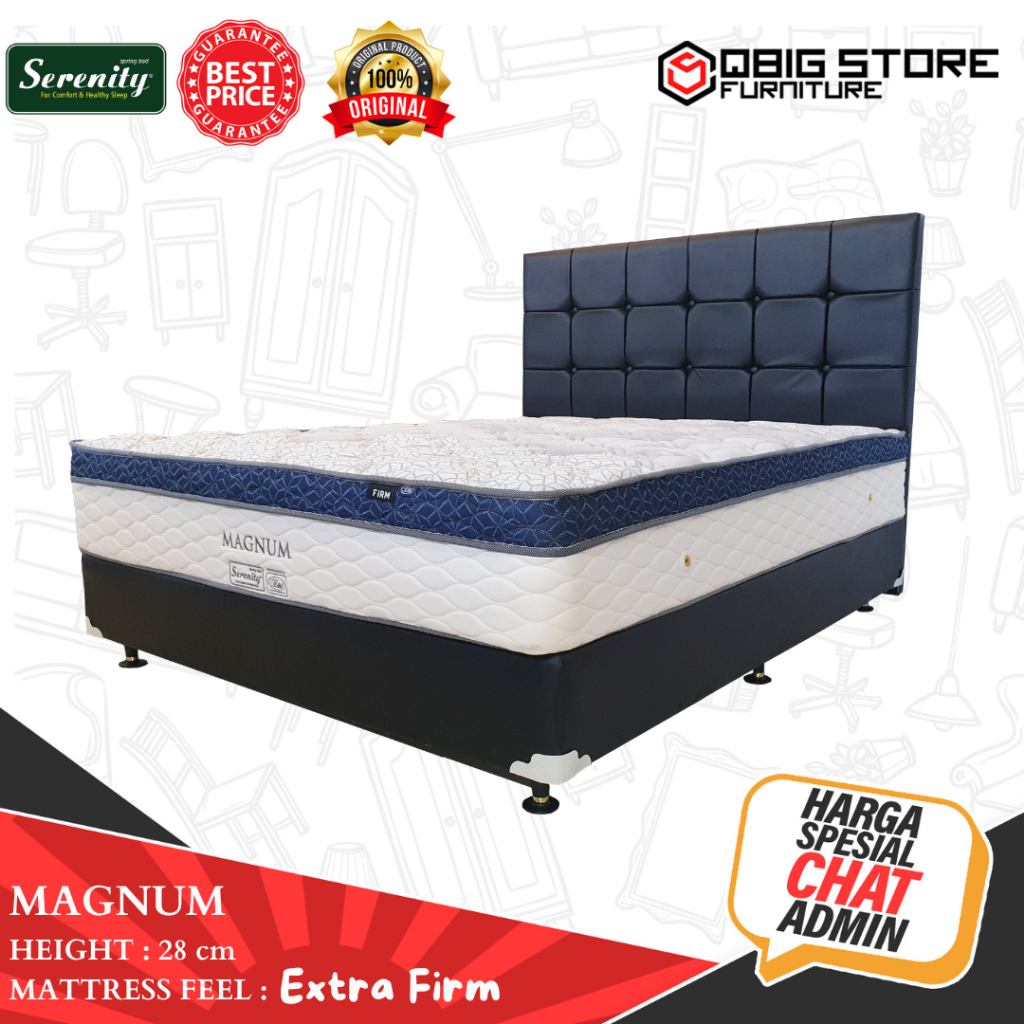 Springbed Elite Serenity Magnum Kasur Spring bed Plush Top