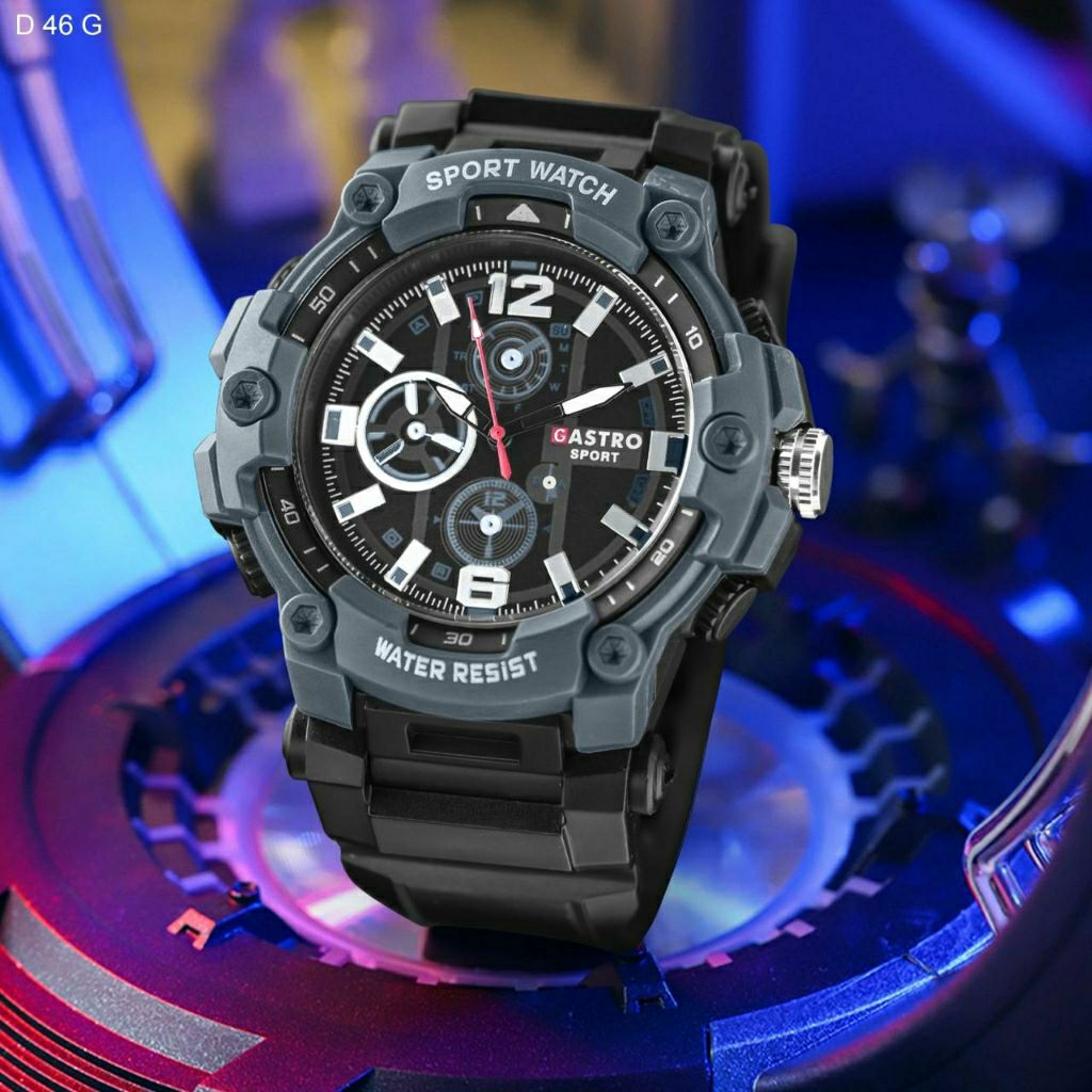 Jam Tangan Pria Sport Digital GASTRO Original water