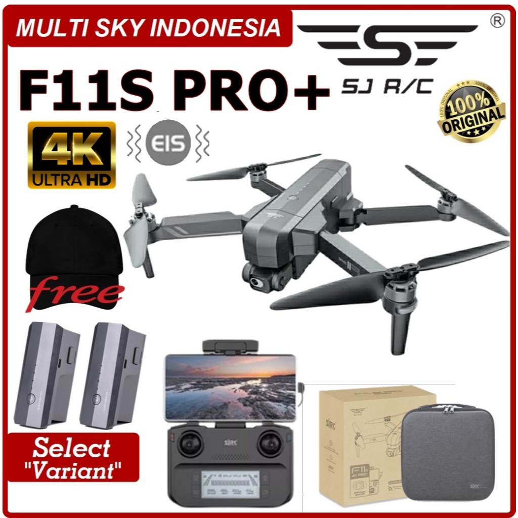 Drone SJRC F11S 4K PRO PTZ 3KM Version Camera EIS Gimbal 4K ANTISHAKE Upgrade SJRC F11S 4K PRO+ 6KM