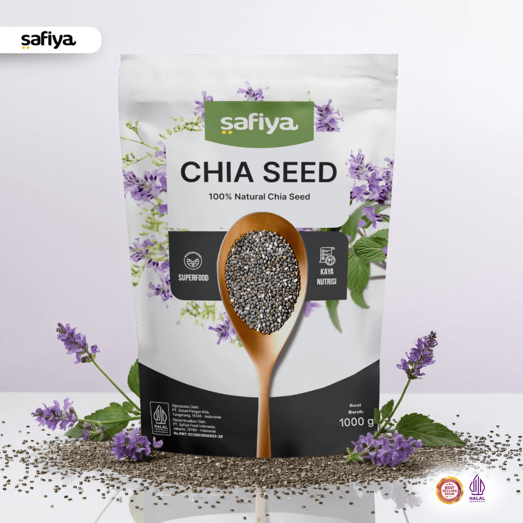 Safiya Chiaseed Organik 1 Kg Chia Seed Detox Premium