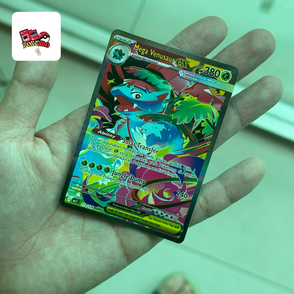Mega Venusaur SAR Mega Evolusi Pokemon TCG