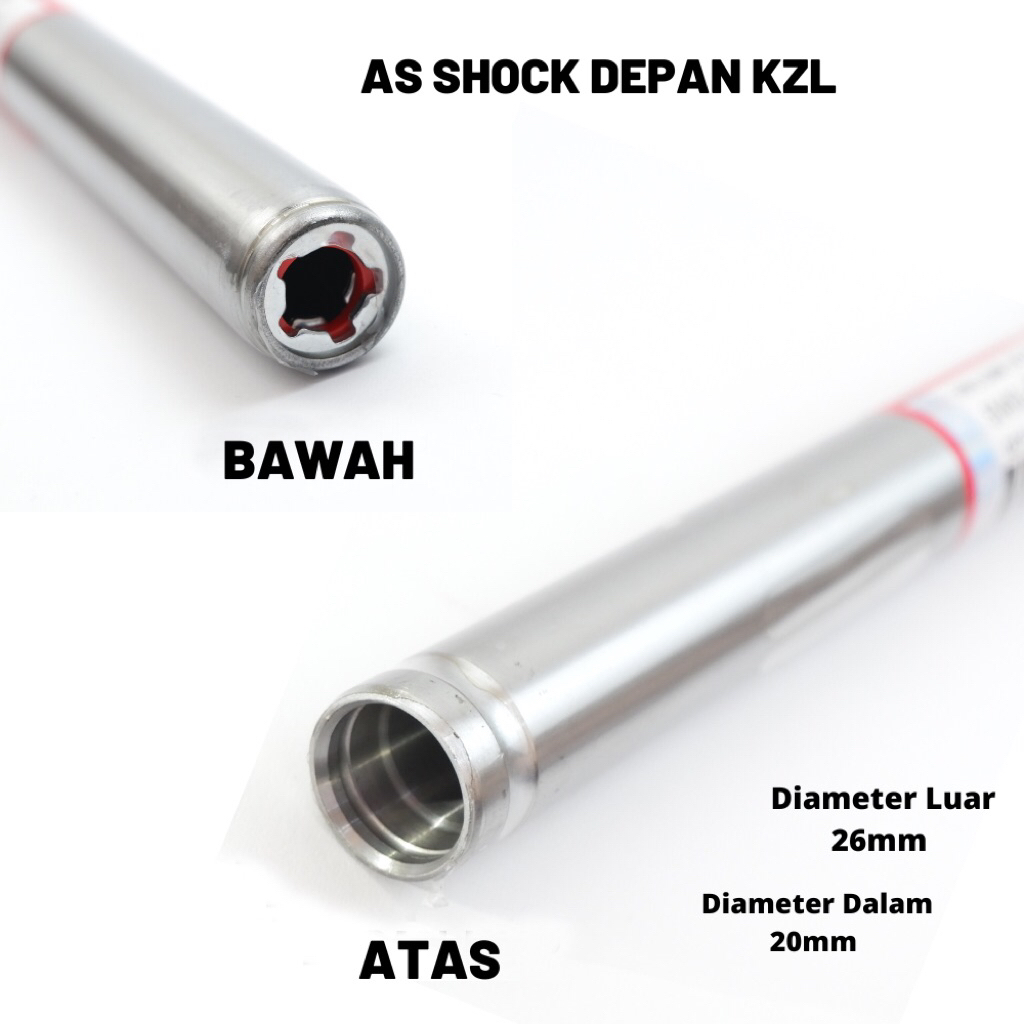 ASLI HONDA as shock depan front pipe bambu shock depan (51410KZLA01) satuan untuk Honda Beat Fi,Beat