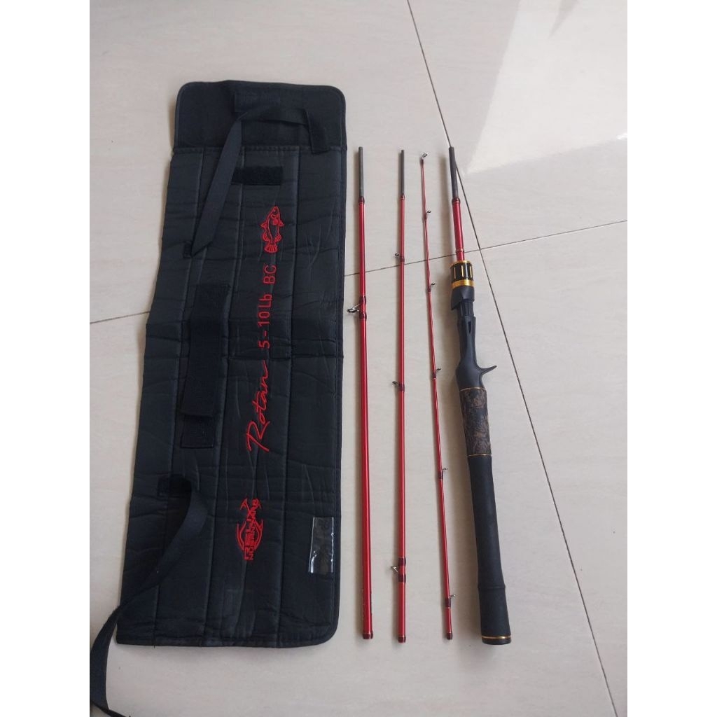Relix Nusantara Rotan 5-10LB BC (Travel Rod) Second