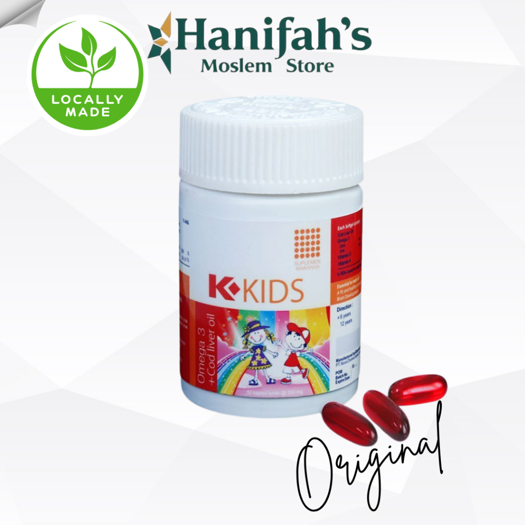 K KIDS K Link Original K-kids Vitamin Omega 3 Nutrisi Vitamin Otak Anak K-link