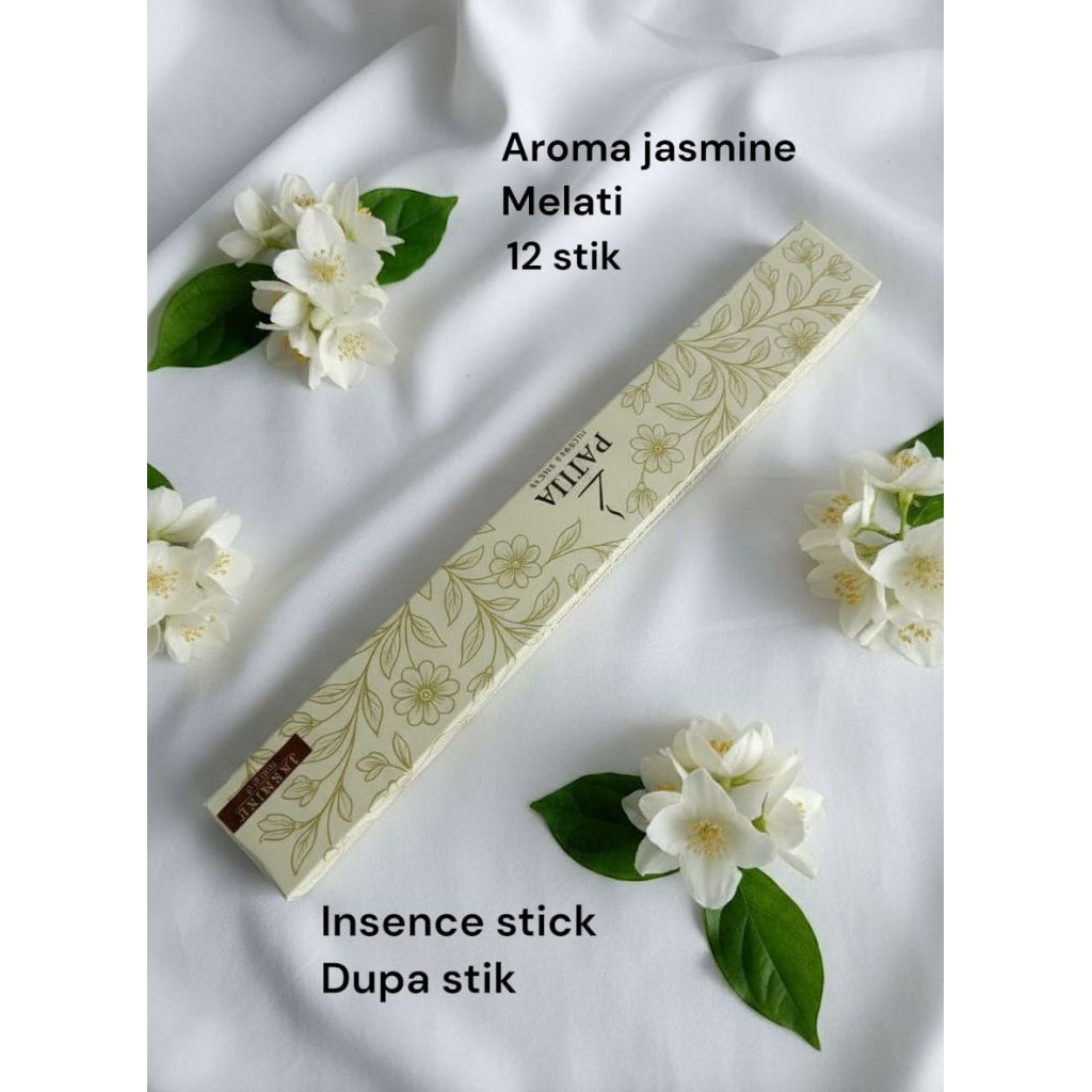 Dupa stik aromah jasmine (melati) premium  by patija isi 12 stik