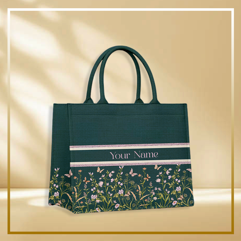 Malka - Totebag Custom Premium Tas Wanita Kanvas Custom Nama Satuan