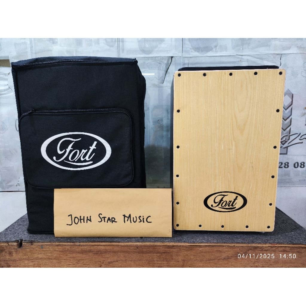 CAJON FORT JOK IMPORT ORIGINAL/KAHON/KAJON/CAJON PERCUSSION (BONUS GIG BAG CAJON BUSA TEBAL)