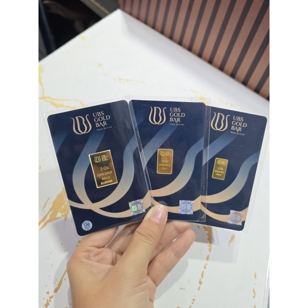 Logam Mulia UBS emas batangan 1gram 2 gram 3gram