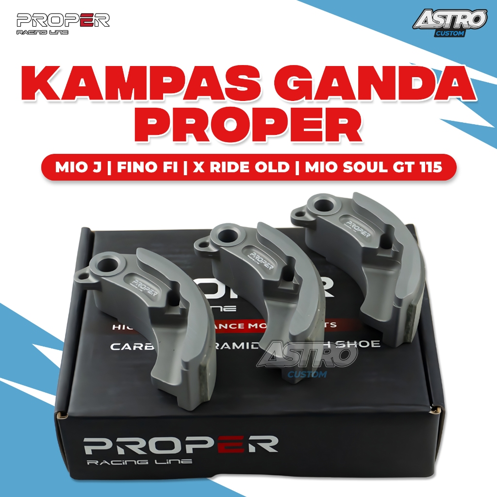 Kampas Ganda Proper Mio J Mio Soul GT 115 X ride Old Fino 115 Kevlar Karbon Upgrade CVT