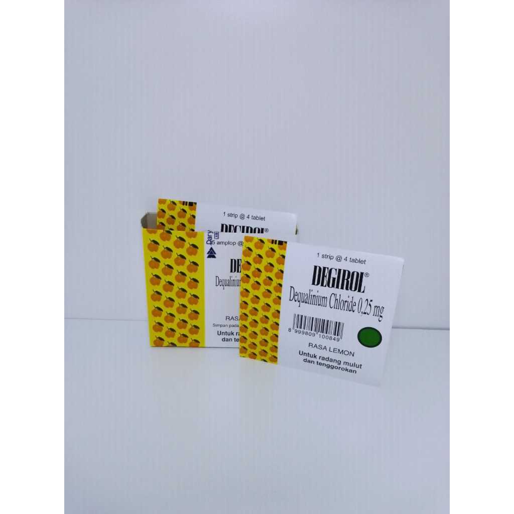 DEGIROL STRIP 4 TABLET | OBAT RADANG TENGGOROKAN