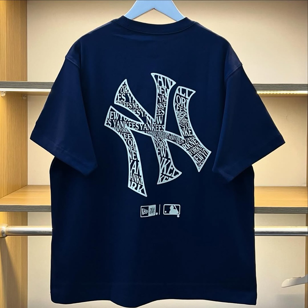 Kaos New Era New York Import High Quality Super Premium Full Cotton 20s Unisex No Bordir
