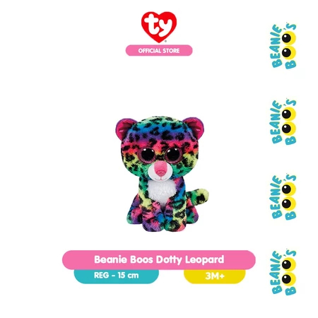 TY Beanie Boos Dotty Leopard / Ty Beanie Boos