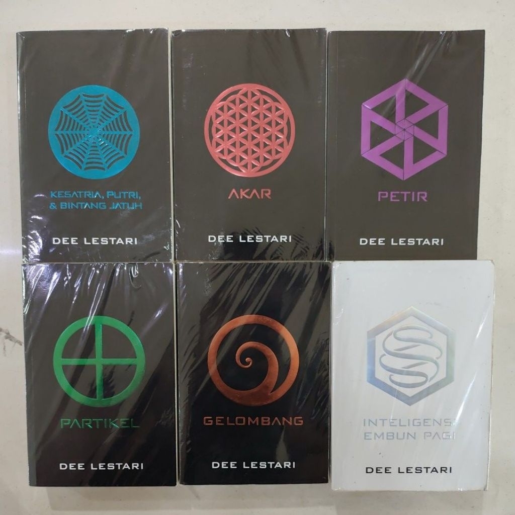 Jual Paket Supernova by Dee Lestari Lengkap Box Original