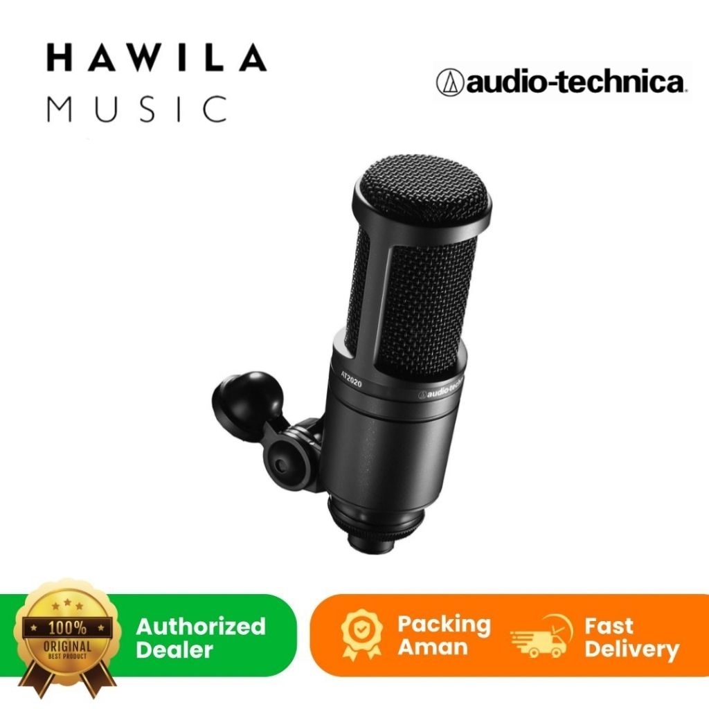 Mic Condensor Audio Technica AT2020 AT 2020 Plug n Play Mic Condensor