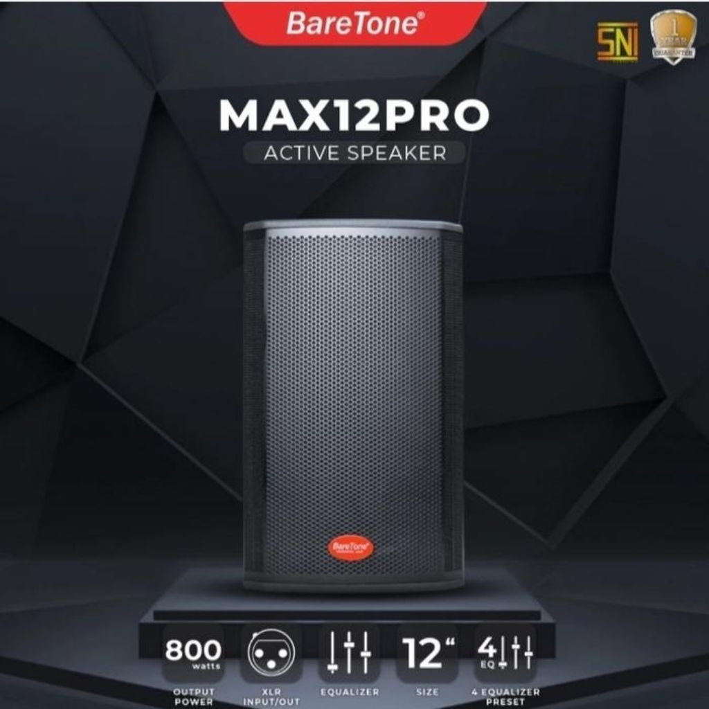 SPEAKER AKTIF BARETONE 12 INCH MAX12PRO