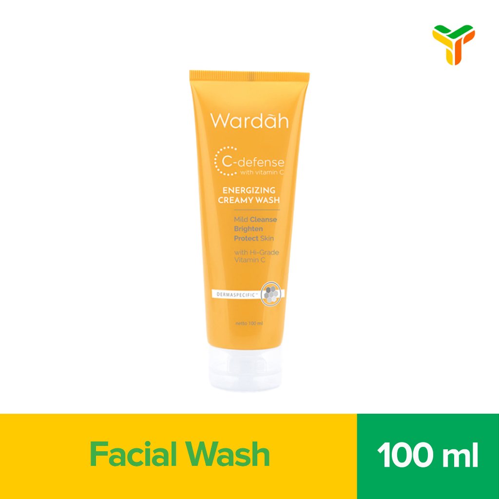 Wardah Facial Foam C-Defense Creamy 100 Ml