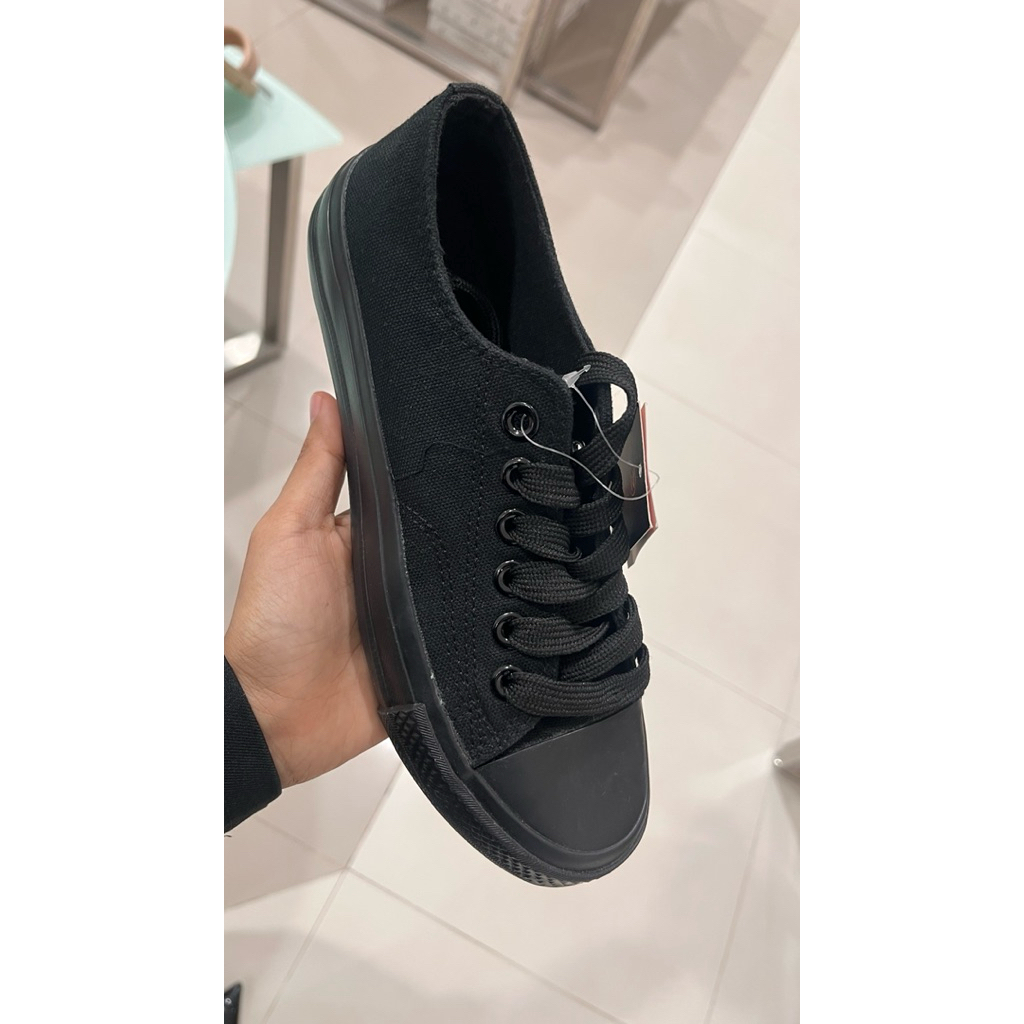 nevada sepatu hitam anak sekolah