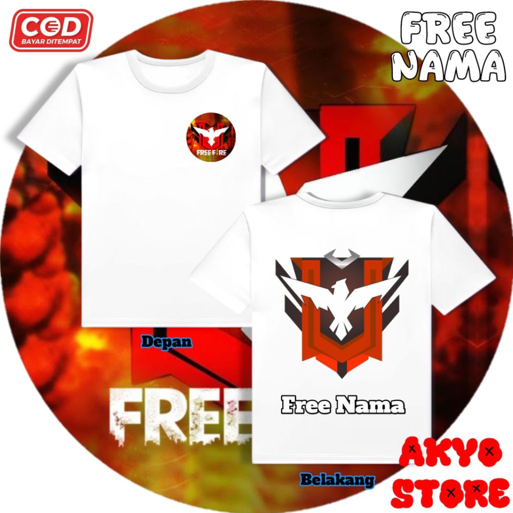Baju Kaos Anak Free Fire Heroic Unisex - Baju Kaos Anak Free Fire