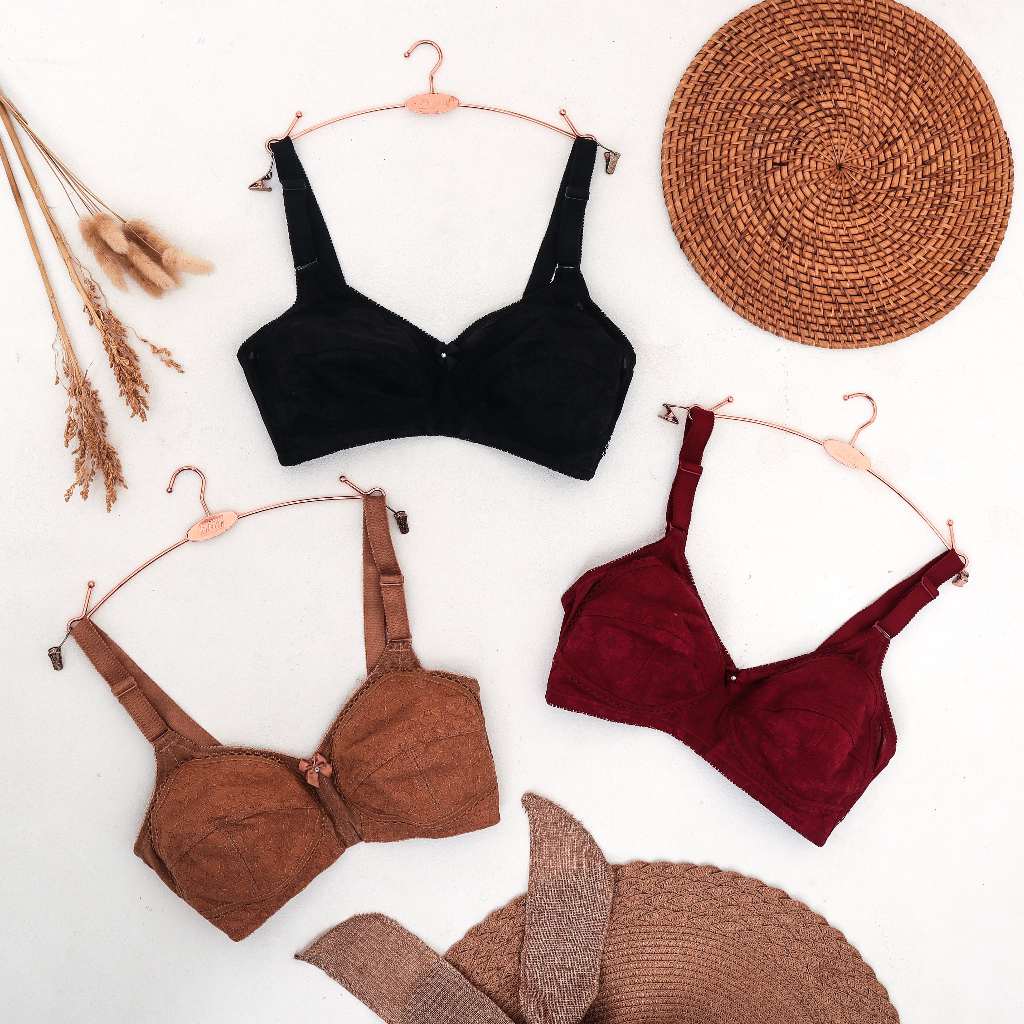 Tecia Bra by Fiori // Wireless soft bra // Bra tanpa kawat // Bra fiori tipis tanpa busa tanpa kawat