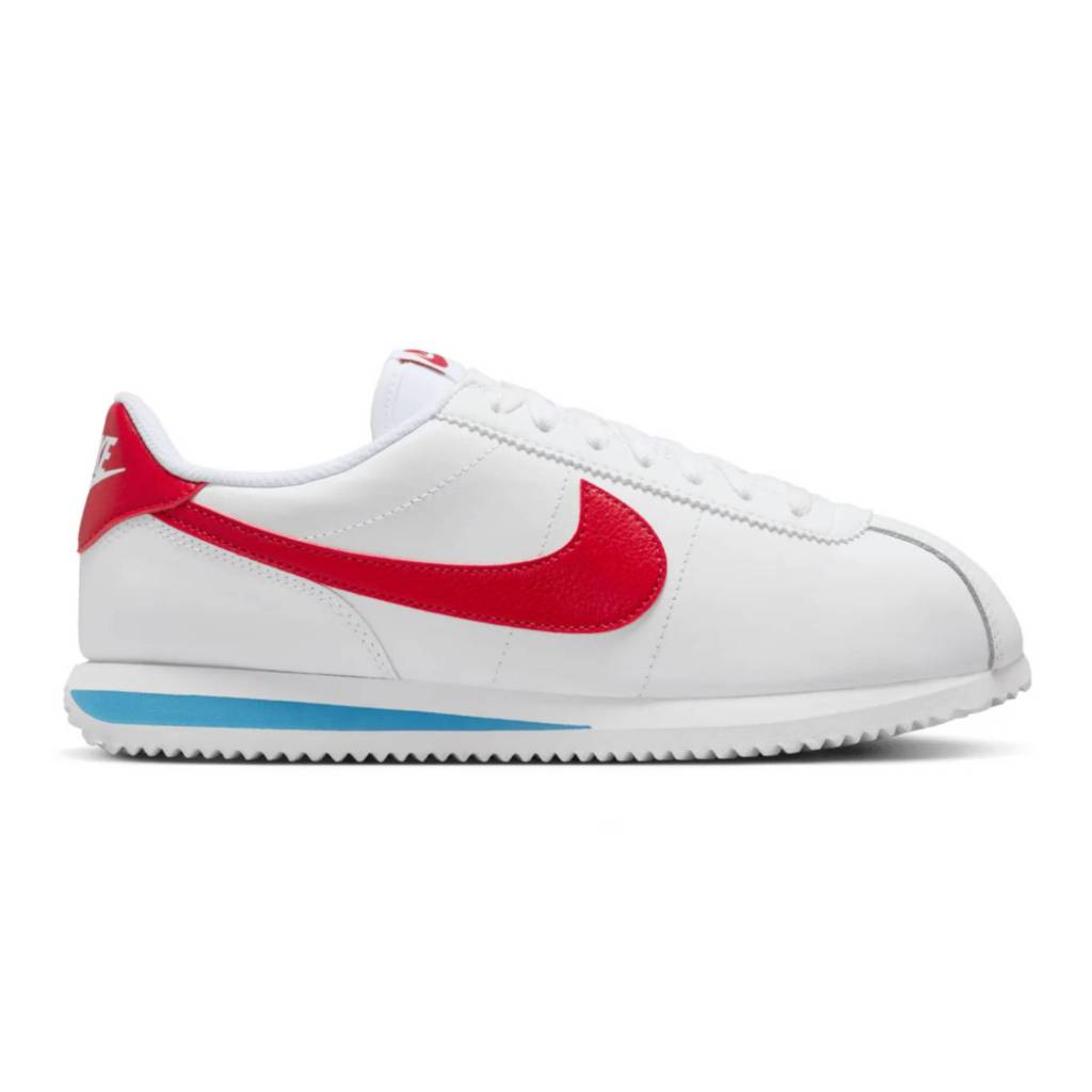 NK Cortez White Varsity Red Varisty Blue Sepatu Pria ORIGINAL RESMI