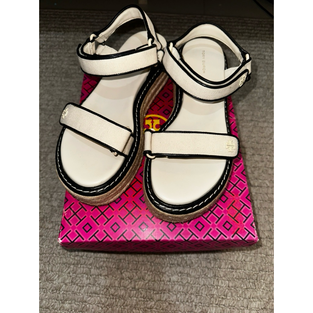 preloved sendal tory burch authentic