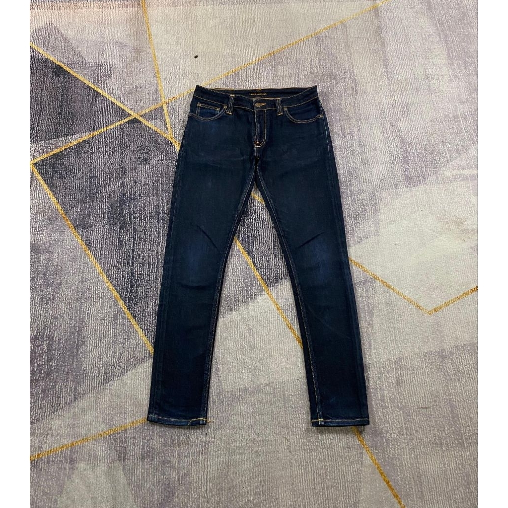 Nudie Jeans skinny Lin Dry deep orange