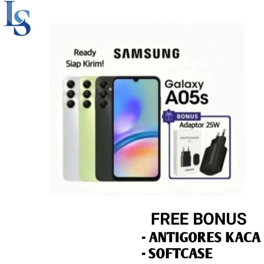 HP SAMSUNG GALAXY A05S RAM 6 GB ROM 128 GB [Samsung A05S 6/128 GB] Garansi Resmi