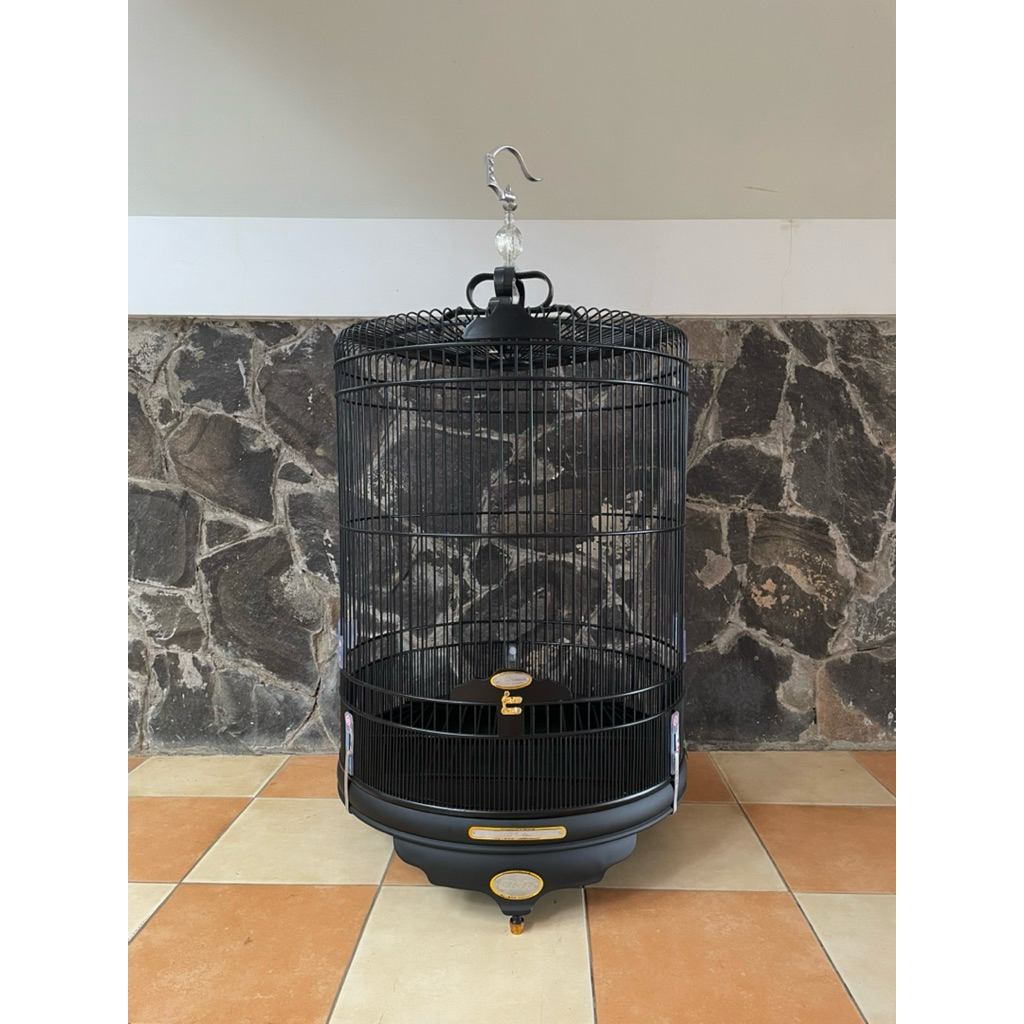 Sangkar Kandang Burung Murai No 2 BNR Black Doff PVC Original Asli