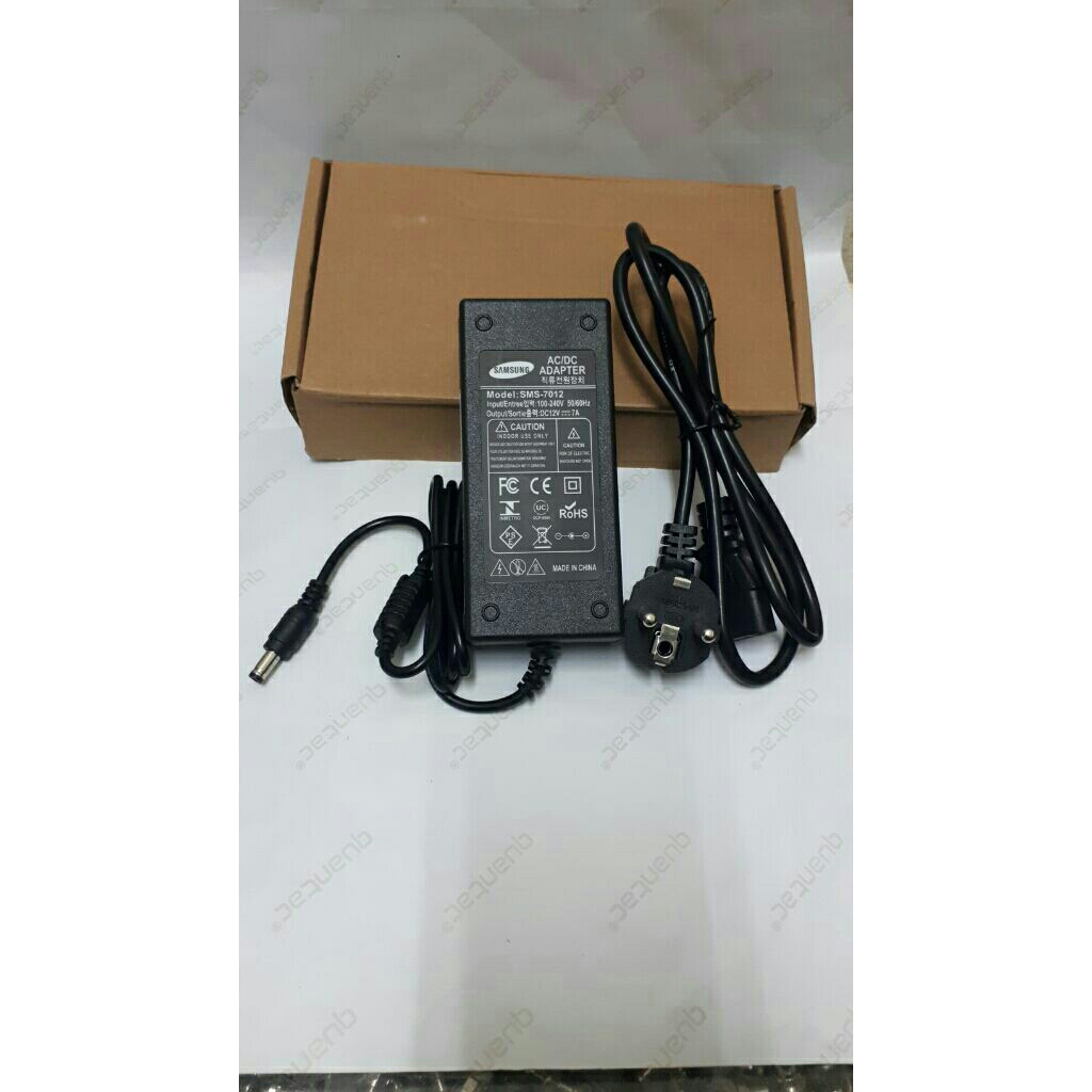 POWER ADAPTOR MULTI SAMSUNG 12V 7A MURNI SUPLY ADAPTOR 12V 7A