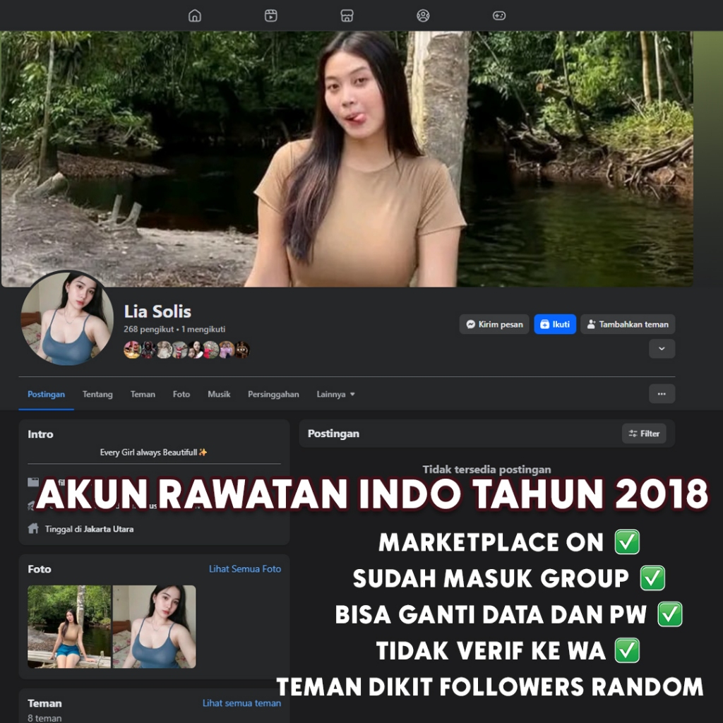 Akun Facebook Tahun tua 2018 Marketplace On Bisa ganti Data Tanpa Verif Login Cookies dan 2fa