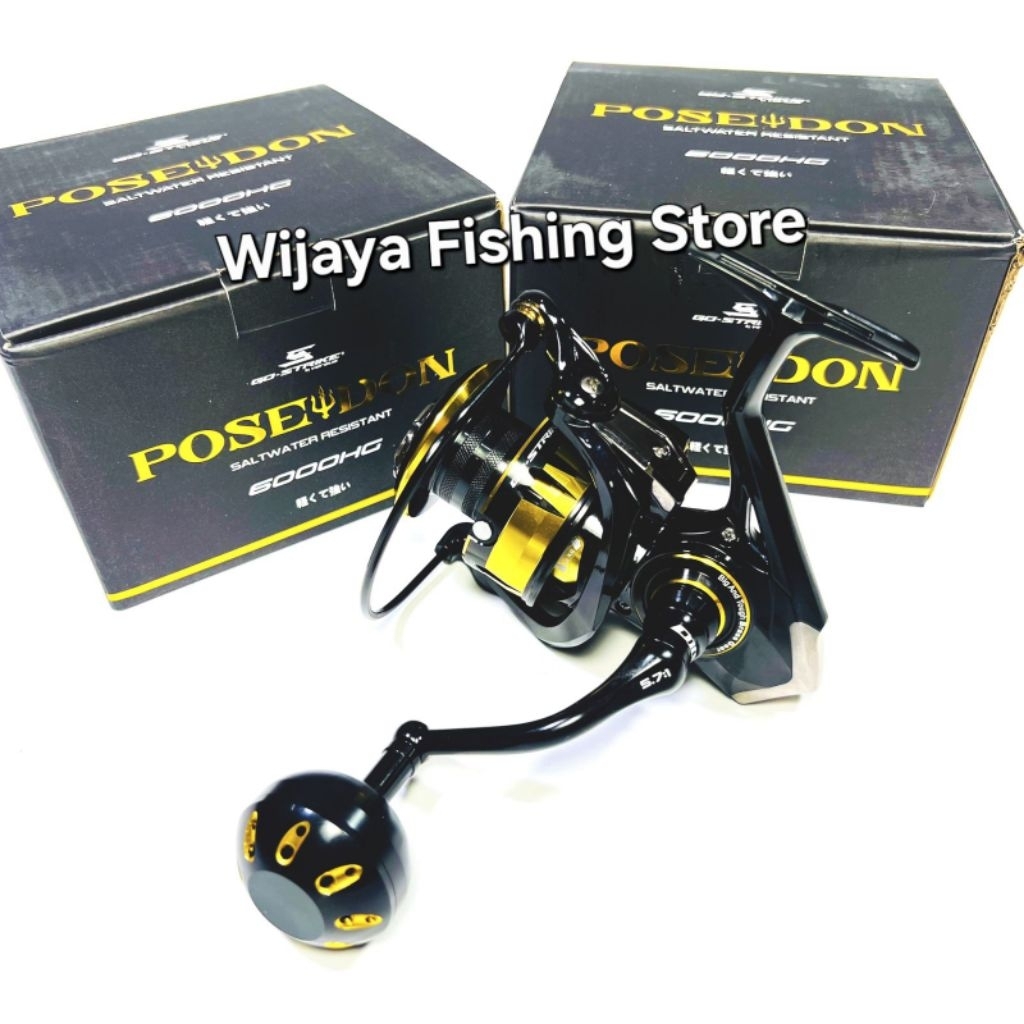 Reel Pancing Go Strike Versus Poseidon 6000 HG BODY ALUMINIUM