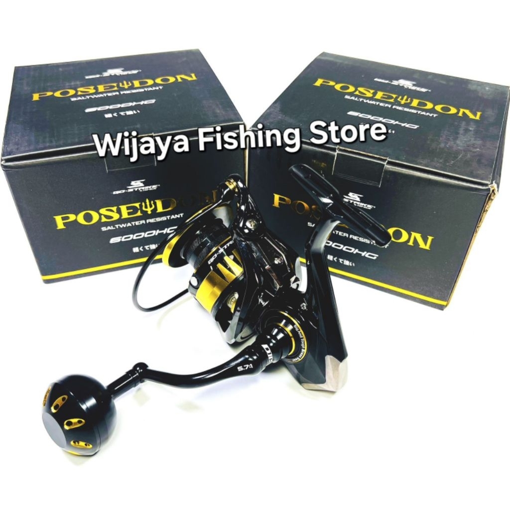 Reel Pancing Go Strike Versus Poseidon 6000 HG BODY ALUMINIUM