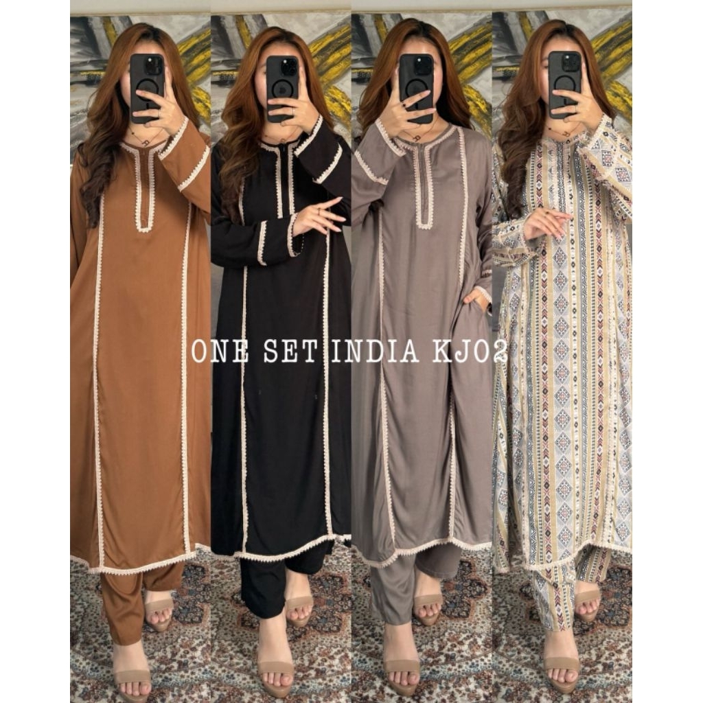 KEMBANG JENAR ONE SET INDIA KJ02 RAYON VISCOSE